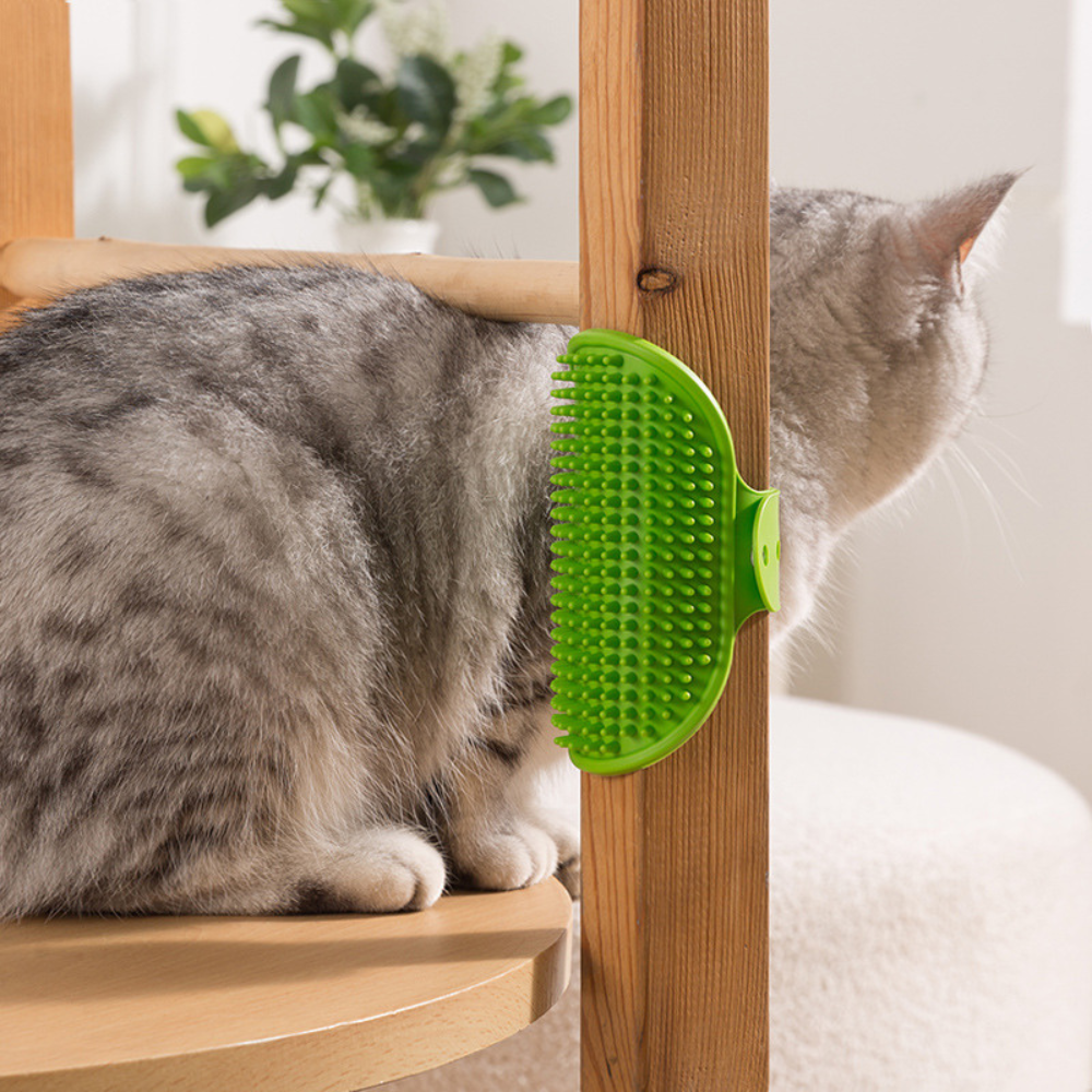 Pet Scratch Pad Silicone Sticker – Wall & Corner Itch Relief Toy