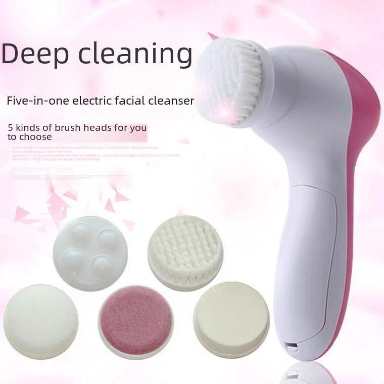 Facial & Body Cleansing Brush 5-in-1 Massager