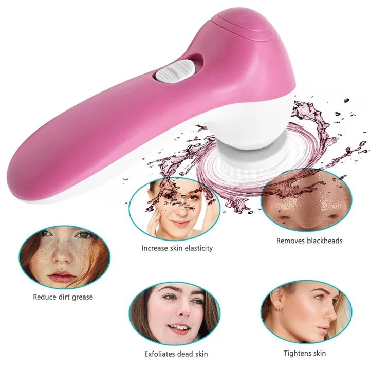 Facial & Body Cleansing Brush 5-in-1 Massager