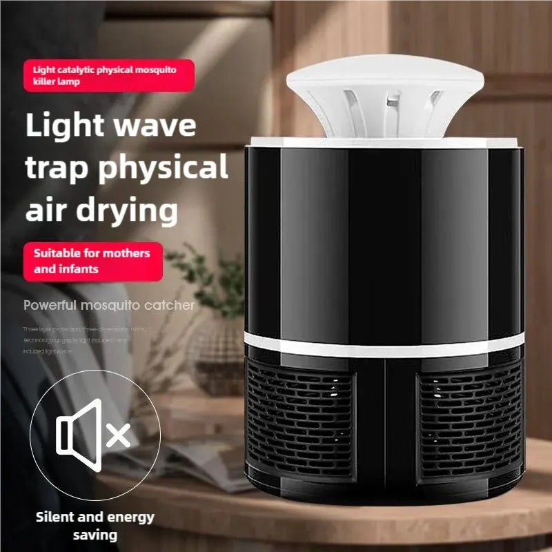 USB Rechargeable Mosquito Killer Lamp with Suction Trap