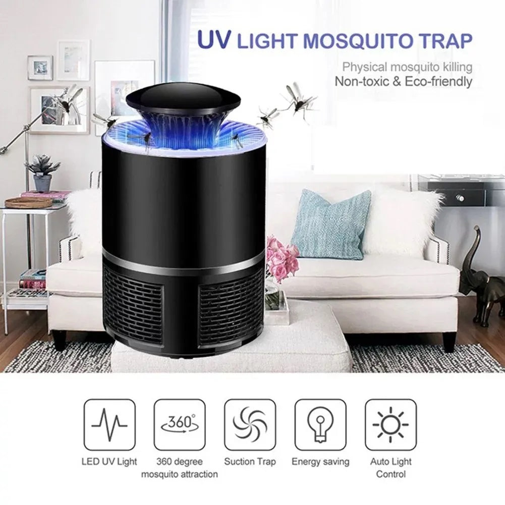 USB Rechargeable Mosquito Killer Lamp with Suction Trap