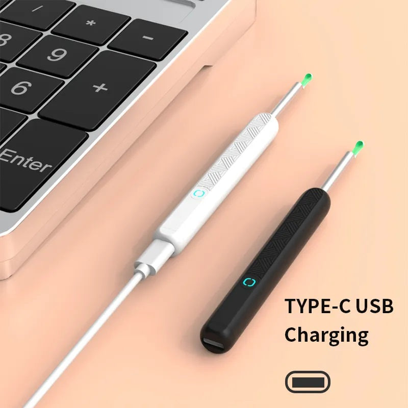 Ear Cleaner Otoscope Camera – 6 LED Lights, HD Video