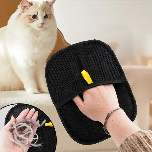 Double-Sided Grooming Gloves