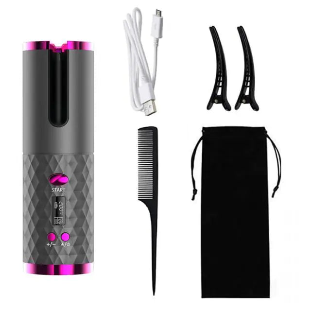 Cordless Curling Iron – Adjustable Settings