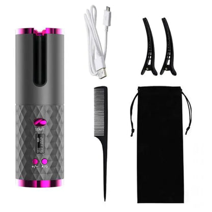 Cordless Curling Iron – Adjustable Settings