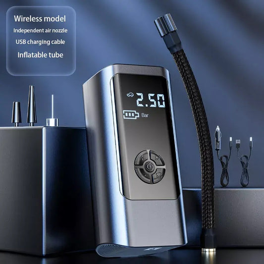 Digital Car Tyre Inflator with 4000mAh Power