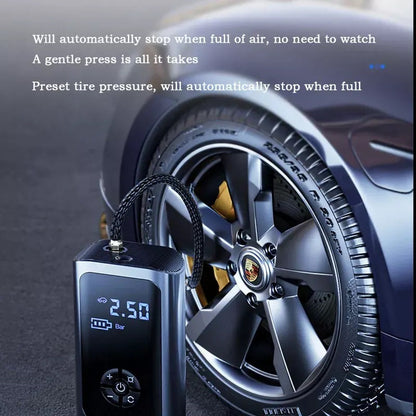 Digital Car Tyre Inflator with 4000mAh Power