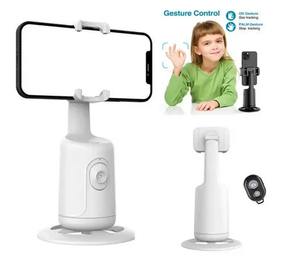 AI Face Tracking 360° Shooting Gimbal Camera