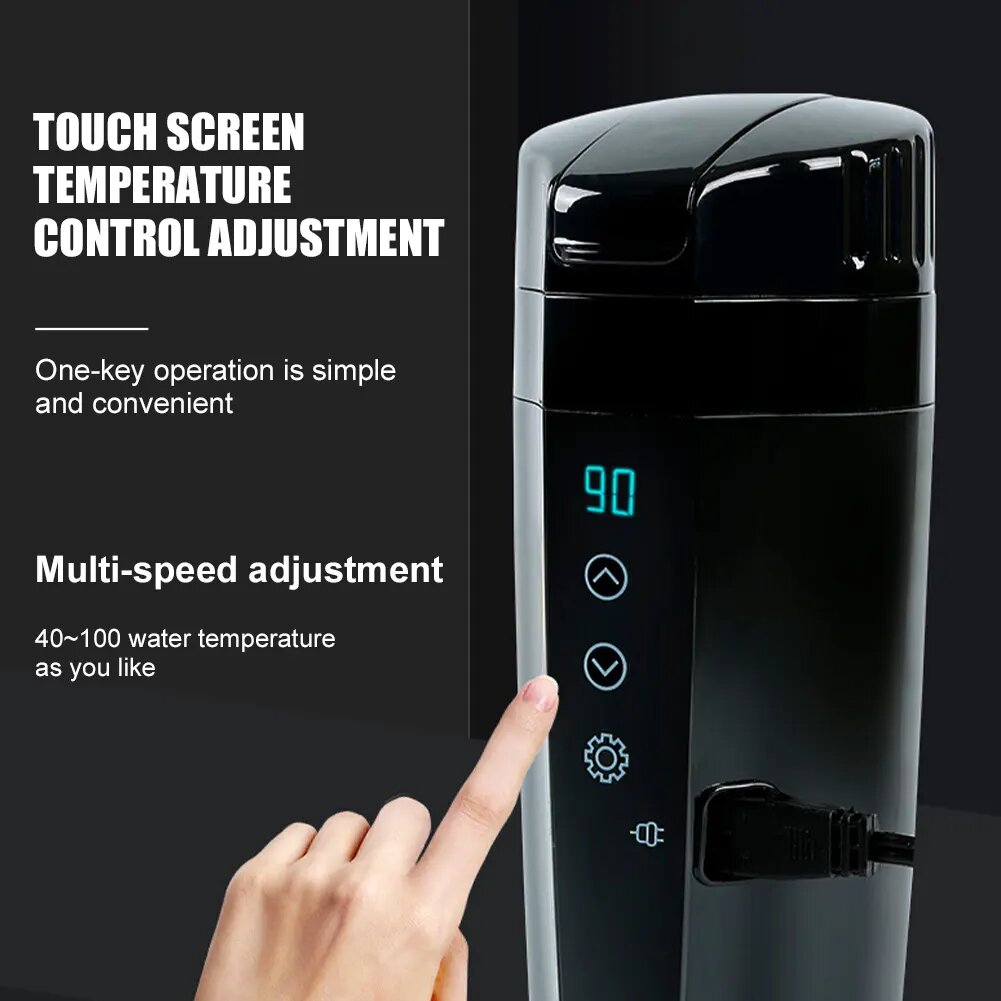 Real-Time Temp Heating Kettle for Car - 70W