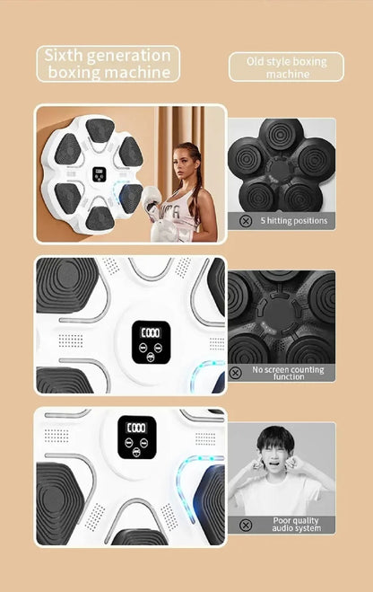 Wall-Mounted Music Boxing Machine
