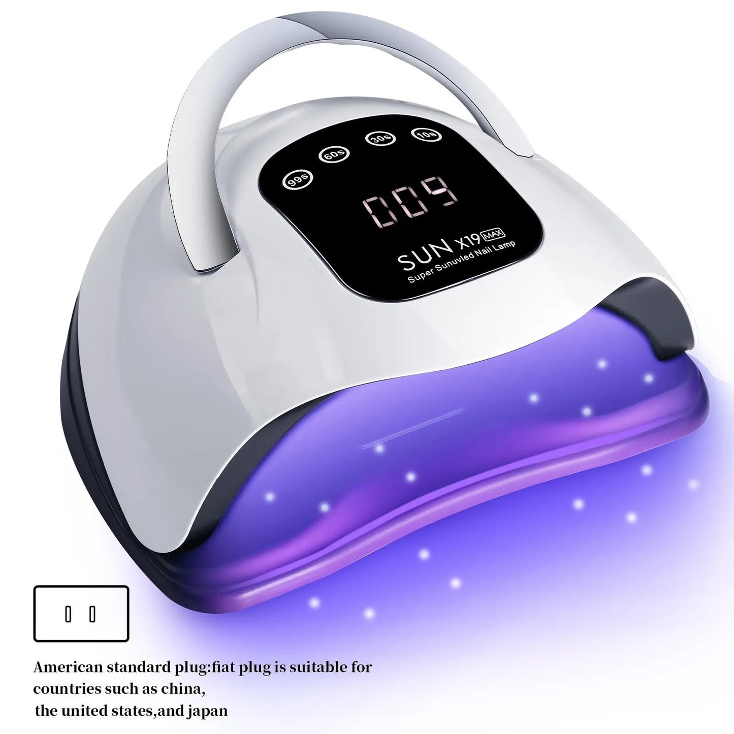 320W LED Nail Lamp – SunX19 MAX UV Dryer