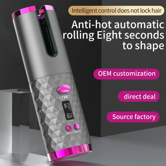 Cordless Curling Iron – Adjustable Settings