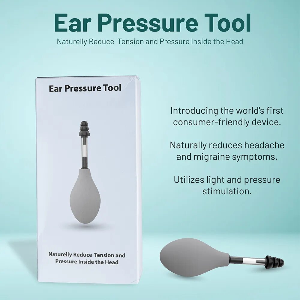 Ear Pressure Regulator – Portable Silicone Device for Instant Ear Discomfort Relief