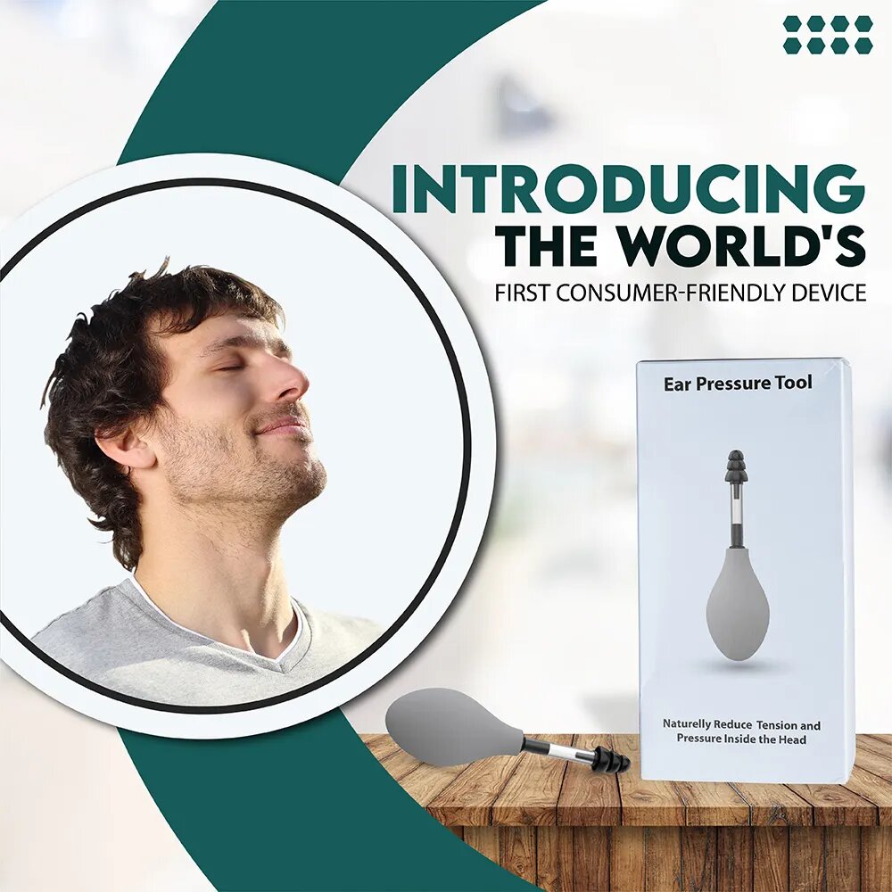 Ear Pressure Regulator – Portable Silicone Device for Instant Ear Discomfort Relief