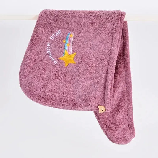 Quick-Dry Hair Hat – Super Absorbent Soft Towel for Women & Girls