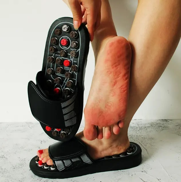 Acupuncture Foot Massage Slippers – Reflexology Vibrating Sandals