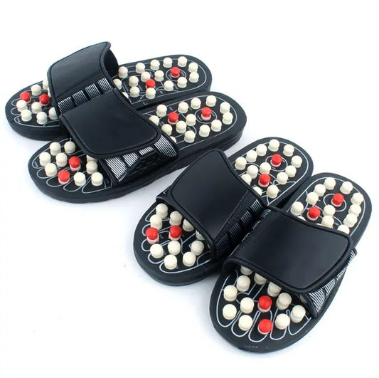 Acupuncture Foot Massage Slippers – Reflexology Vibrating Sandals