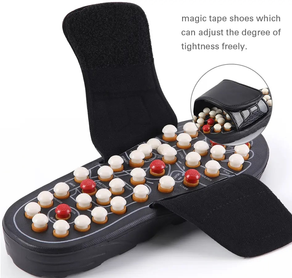 Acupuncture Foot Massage Slippers – Reflexology Vibrating Sandals