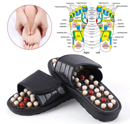 Acupuncture Foot Massage Slippers – Reflexology Vibrating Sandals