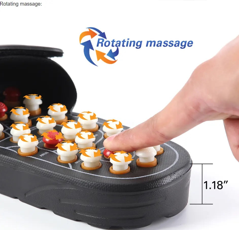 Acupuncture Foot Massage Slippers – Reflexology Vibrating Sandals