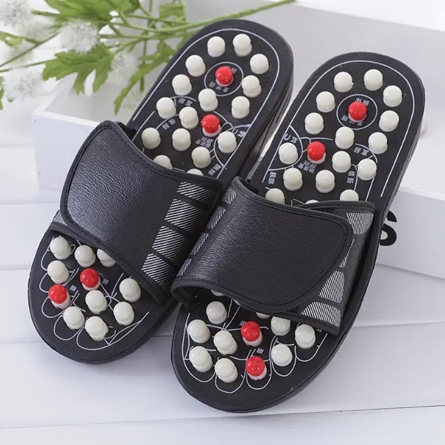 Acupuncture Foot Massage Slippers – Reflexology Vibrating Sandals