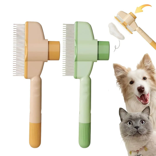 Self-Cleaning Dog Grooming Comb