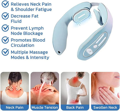 Wireless Heat Neck Massager – Cervical Relaxation Machine