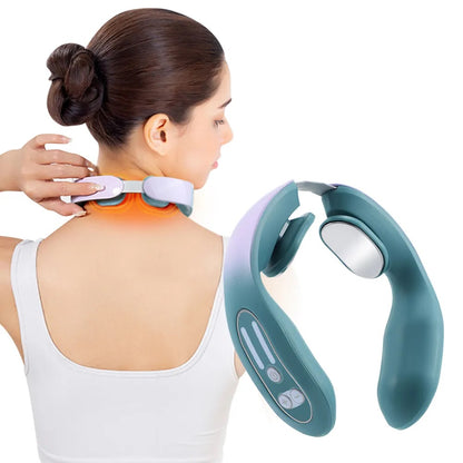 Wireless Heat Neck Massager – Cervical Relaxation Machine