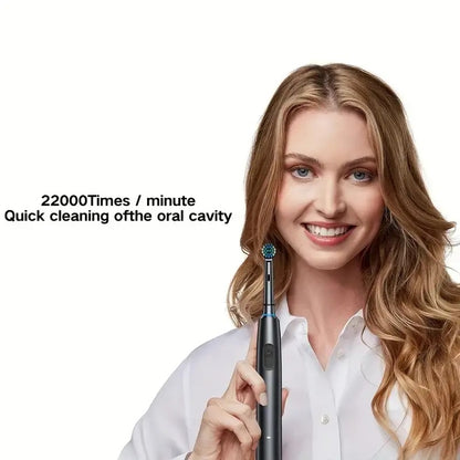 Rechargeable LED Electric Whitening Toothbrush – Portable & Rotating