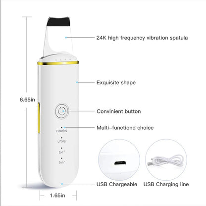 Deep Clean Ultrasonic Skin Scrubber – Professional Face Tool