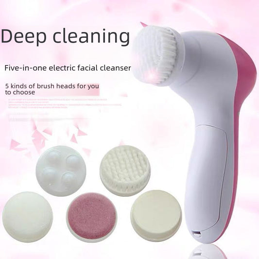 Facial & Body Cleansing Brush 5-in-1 Massager