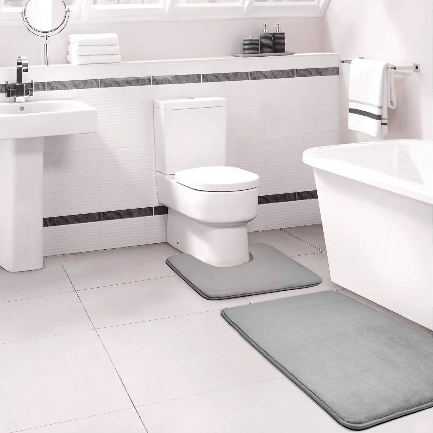 Super Absorbent Memory Foam Mats – Soft & Quick-Dry