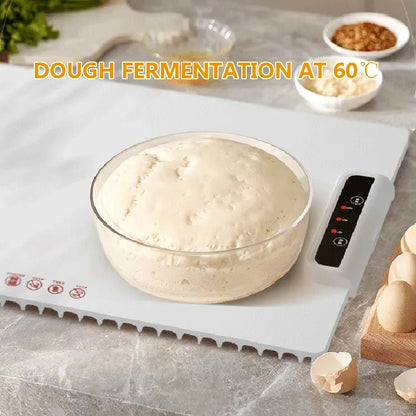 Foldable Silicone Food Heating Tray with Adjustable Temperature