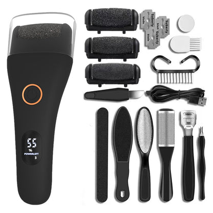 Electric Foot File & Callus Remover – Rechargeable Foot Care Tool