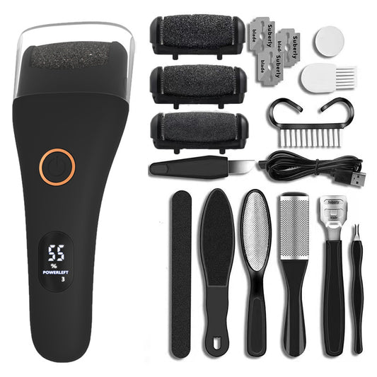 Electric Foot File & Callus Remover – Rechargeable Foot Care Tool