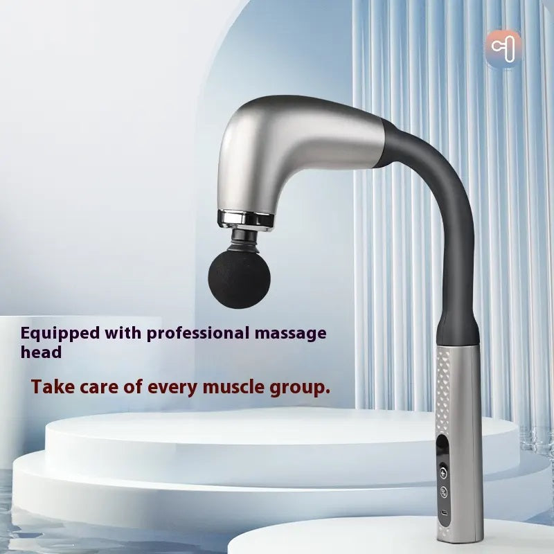 Deep Tissue Massage Gun – Long Handle Handheld & Rechargeable
