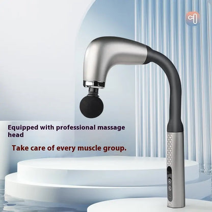 Deep Tissue Massage Gun – Long Handle Handheld & Rechargeable