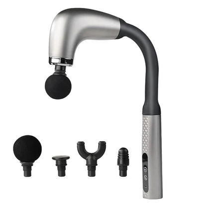 Deep Tissue Massage Gun – Long Handle Handheld & Rechargeable
