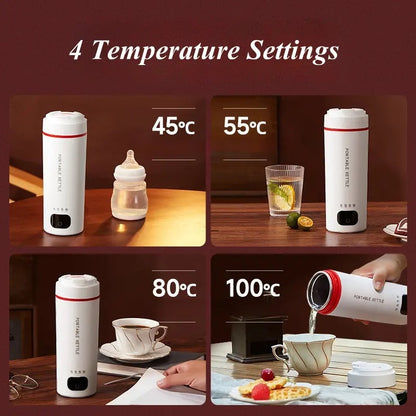 Electric Kettle with Stainless Steel Pot – Large Capacity, Safe for Tea & Coffee