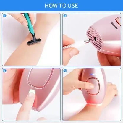 IPL Hair Removal Device – Painless, Portable for Armpits, Legs & Bikini