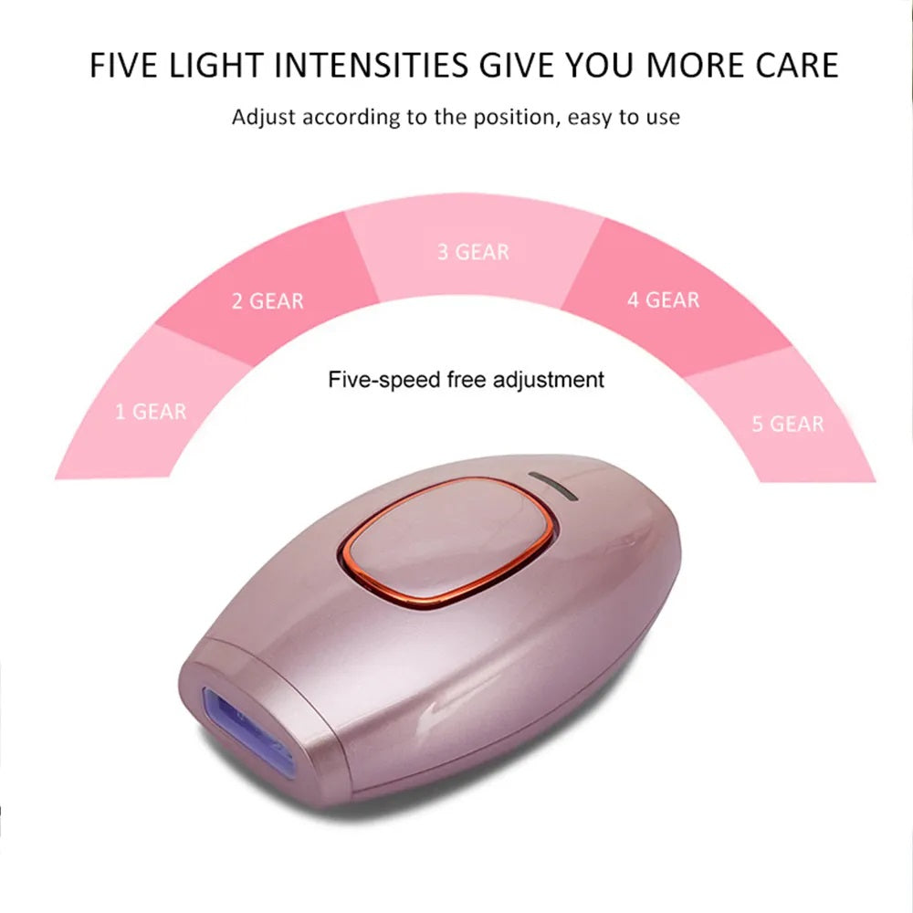 IPL Hair Removal Device – Painless, Portable for Armpits, Legs & Bikini