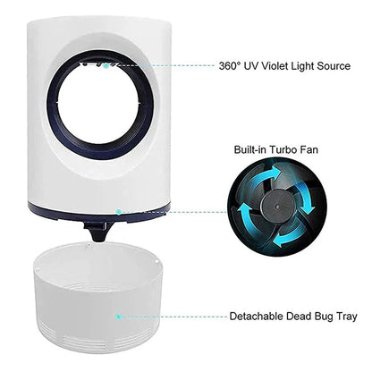 USB Mosquito Killer Lamp – Electronic Fly Trap & Light Bulb