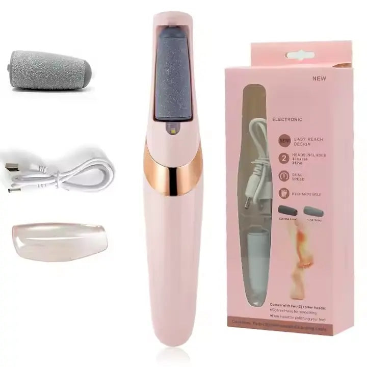 Double-Sided Nano Glass Pedicure Tool – 2-in-1 Dead Skin & Hair Remover