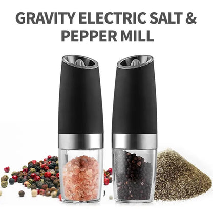 Automatic Gravity Electric Spice & Pepper Grinder