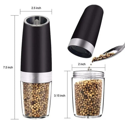 Automatic Gravity Electric Spice & Pepper Grinder