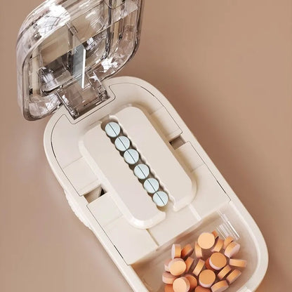 Portable Pill Cutter & Storage Box – Split Pills Easily