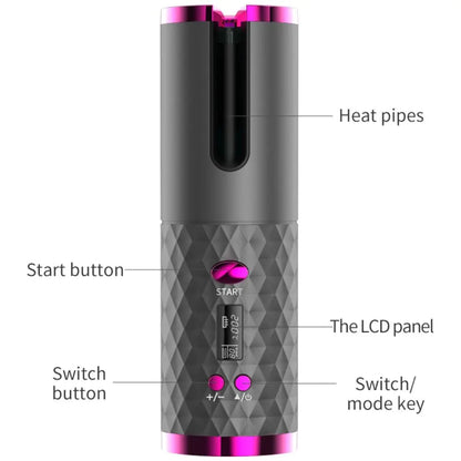 Cordless Curling Iron – Adjustable Settings