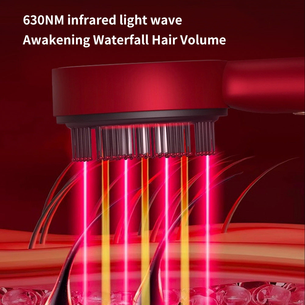 Cordless Head Scratcher & Scalp Massager – Red Light for Hair Growth