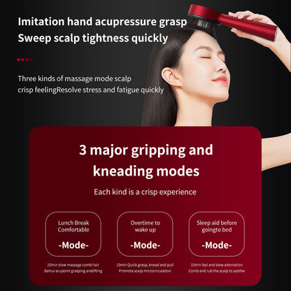 Cordless Head Scratcher & Scalp Massager – Red Light for Hair Growth