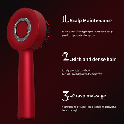 Cordless Head Scratcher & Scalp Massager – Red Light for Hair Growth